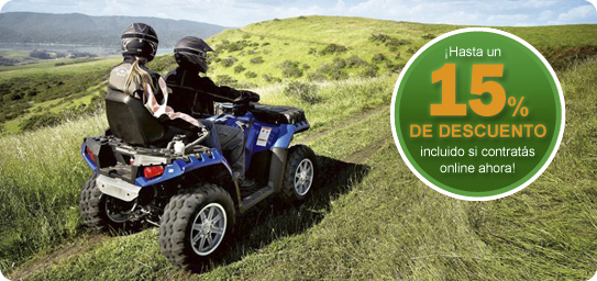 Contratá un seguro de cuatriciclo a tu medida Calculá el precio del seguro de tu cuatriciclo